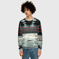 Свитшот мужской Красный ринг, цвет: 3D-меланж — фото 2