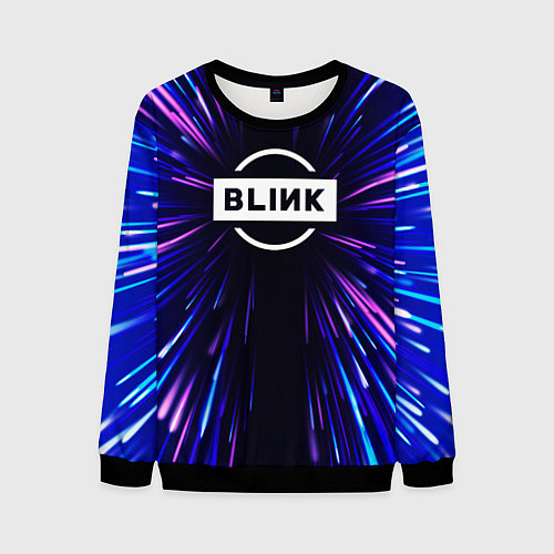 Мужской свитшот Blackpink neon energy / 3D-Черный – фото 1