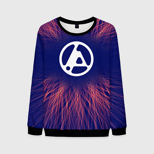Мужской свитшот Linkin Park 2024 red energy / 3D-Черный – фото 1