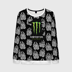 Мужской свитшот Monster energy медвежьи лапы