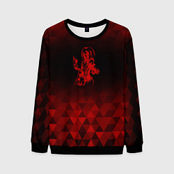 Мужской свитшот Iron Maiden red poly