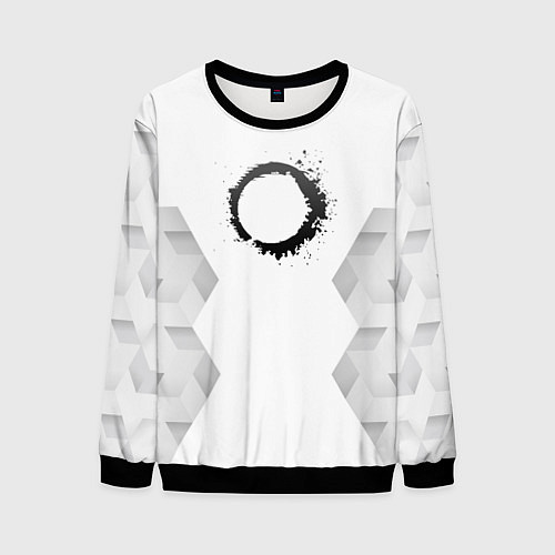 Мужской свитшот The Callisto Protocol white poly / 3D-Черный – фото 1