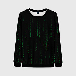 Свитшот мужской Color black green, цвет: 3D-черный