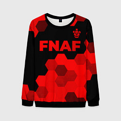 Мужской свитшот FNAF - red gradient посередине