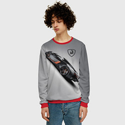 Свитшот мужской Lamborghini - racing car, цвет: 3D-красный — фото 2