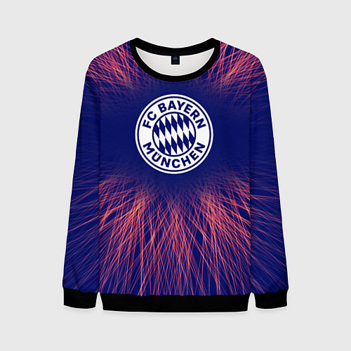 Мужской свитшот Bayern red energy / 3D-Черный – фото 1