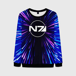 Мужской свитшот Mass Effect neon energy