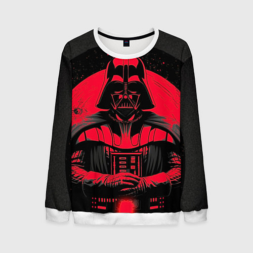 Мужской свитшот Дарт Вейдер star wars / 3D-Белый – фото 1