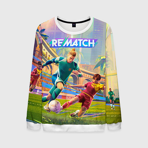 Мужской свитшот Rematch pro edition / 3D-Белый – фото 1