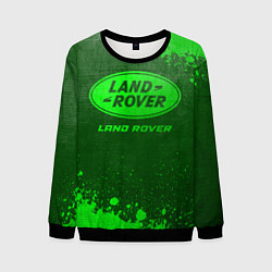 Мужской свитшот Land Rover - green gradient
