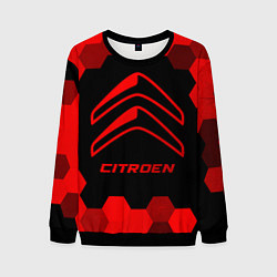 Мужской свитшот Citroen - red gradient