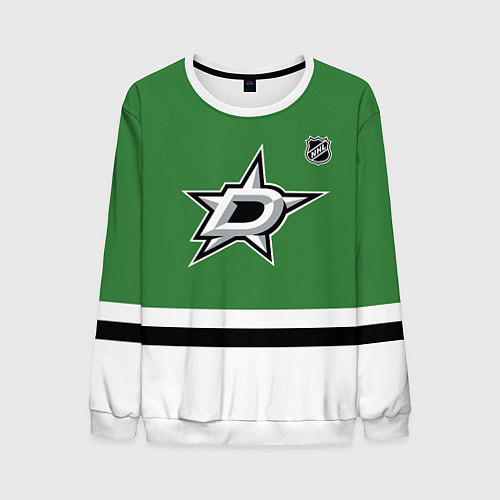 Мужской свитшот Даллас Старз хоккей / 3D-Белый – фото 1