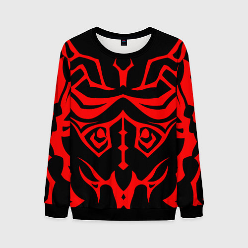 Мужской свитшот Тату ситха / 3D-Черный – фото 1