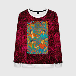 Свитшот мужской Astro в стиле психоделики, цвет: 3D-белый