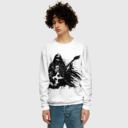 Свитшот мужской Амбассадор рока, цвет: 3D-белый — фото 2