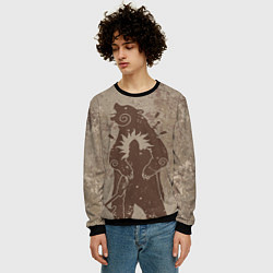Свитшот мужской Медведь хранитель, цвет: 3D-черный — фото 2