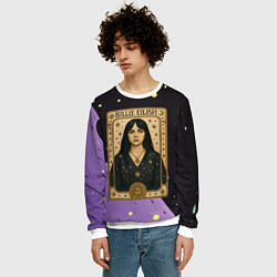 Свитшот мужской Билли Айлиш в стиле Таро, цвет: 3D-белый — фото 2
