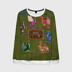 Мужской свитшот HOMM3 Dragons Battle 1