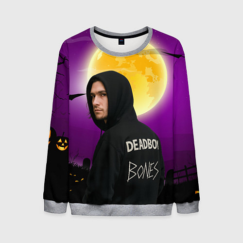 Мужской свитшот Deadboy Bones / 3D-Меланж – фото 1