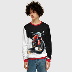Свитшот мужской Ducati Racer, цвет: 3D-красный — фото 2