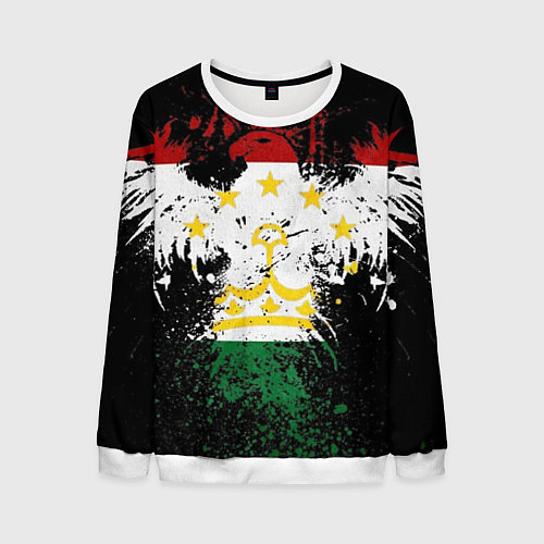 Мужской свитшот Таджикистан / 3D-Белый – фото 1