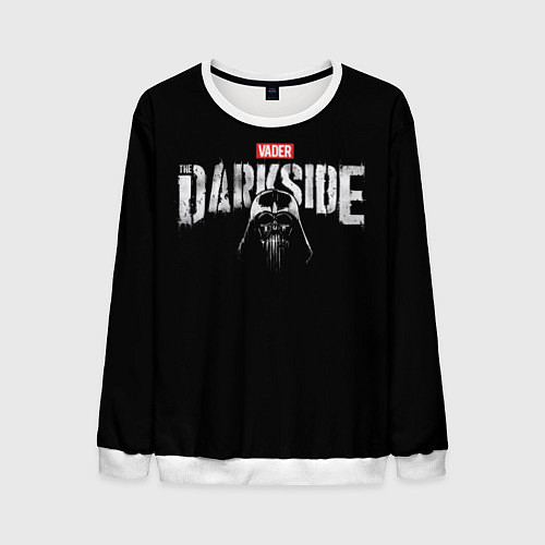 Мужской свитшот Дарт Вейдер - the darkside / 3D-Белый – фото 1