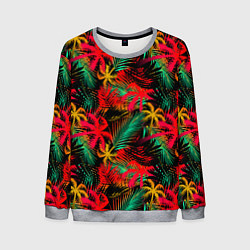 Свитшот мужской Palm yellow red, цвет: 3D-меланж