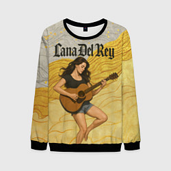 Мужской свитшот Lana Del Rey с гитарой