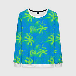 Мужской свитшот Palm light green light blue