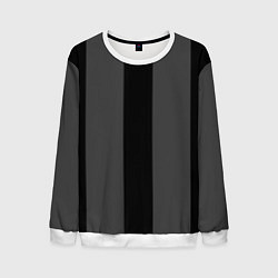 Свитшот мужской Color black grey line, цвет: 3D-белый