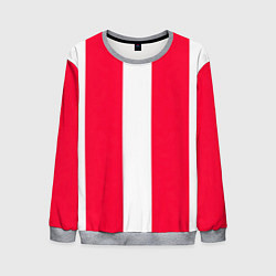 Мужской свитшот Color red white line