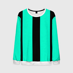 Мужской свитшот Color light blue white line