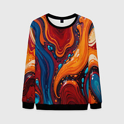 Мужской свитшот Пламя и синева