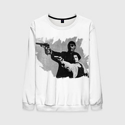 Мужской свитшот Леон рисунок