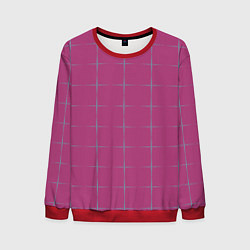 Свитшот мужской Color pink stripes, цвет: 3D-красный