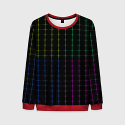Мужской свитшот Color black multicolored stripes