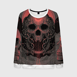Мужской свитшот Металл арт - череп