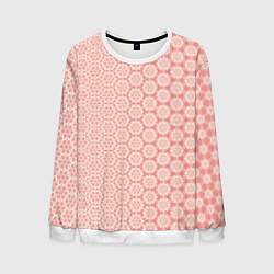 Мужской свитшот Розовый узорчатый градиент