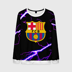 Свитшот мужской Barcelona neon storm, цвет: 3D-белый