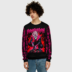 Свитшот мужской Дандадан, Окарун, цвет: 3D-черный — фото 2