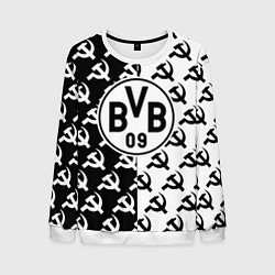 Свитшот мужской Borussia паттерн ссср, цвет: 3D-белый