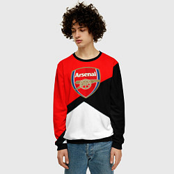 Свитшот мужской Arsenal geometry sport, цвет: 3D-черный — фото 2