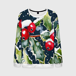 Мужской свитшот Зимний остролист