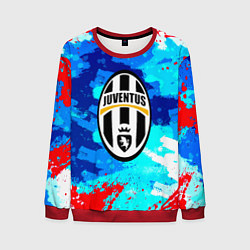 Мужской свитшот Ювентус абстрактные краски