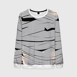 Свитшот мужской Мумия бинты, цвет: 3D-белый