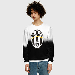 Свитшот мужской Ювентус деревья краски, цвет: 3D-белый — фото 2