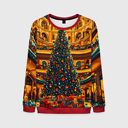 Мужской свитшот Московская новогодняя елка