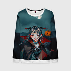 Мужской свитшот Вампирша МаоМао - Монолог Фармацевта аниме Хэллоуи