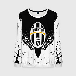 Мужской свитшот Ювентус краски всплеск текстура