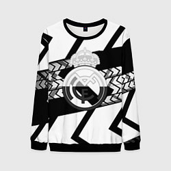 Свитшот мужской Реал Мадрид краски полосы, цвет: 3D-черный